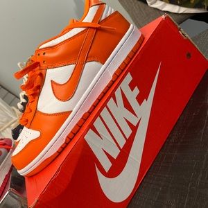 Syracuse Nike Dunk lows Sz 12
